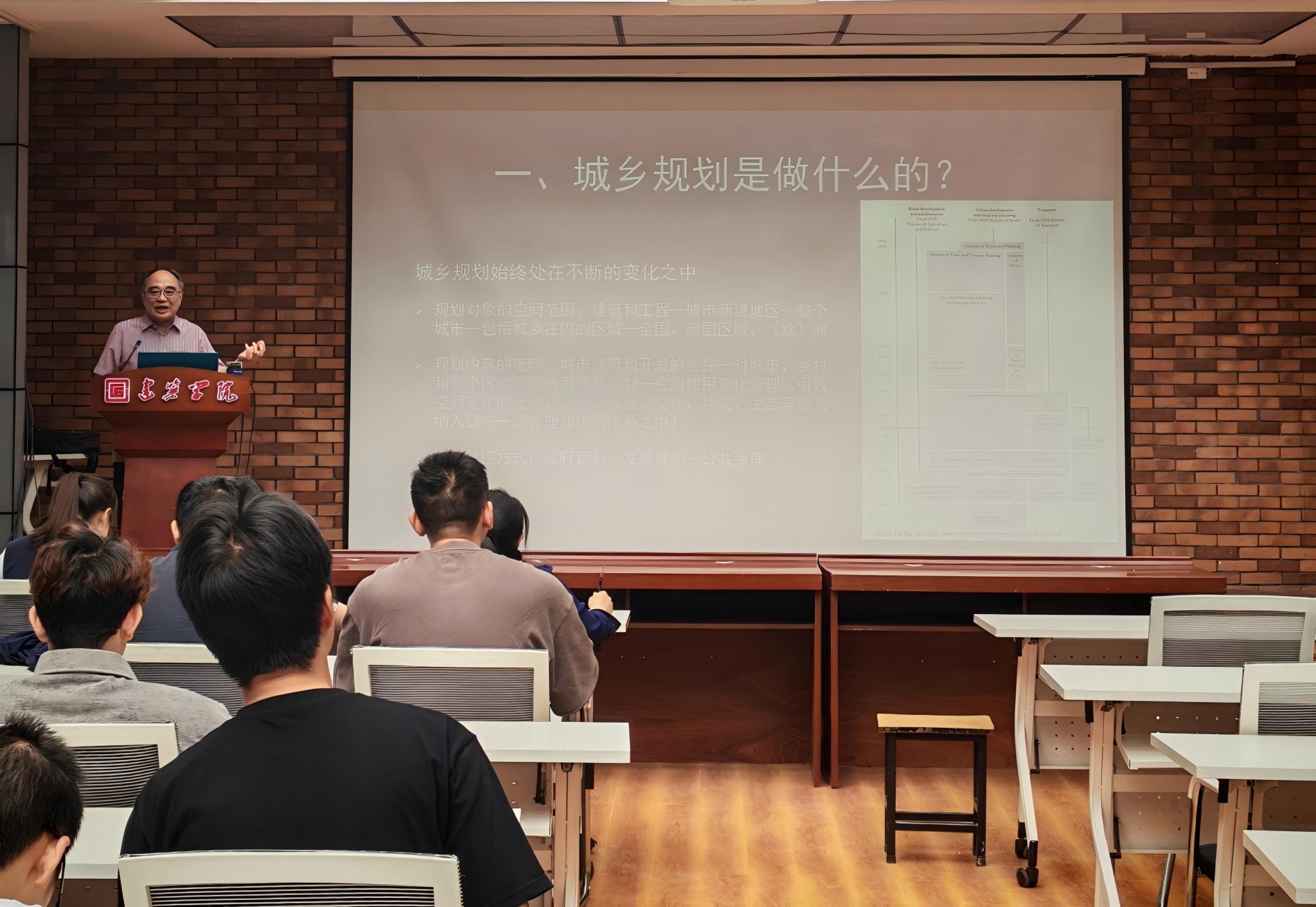 同济大学孙施文教授应邀来我校作学术报告